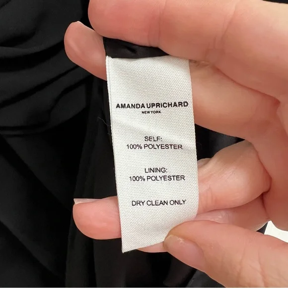 Amanda Uprichard Isabel Dress Black